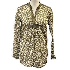 Michael Michael Kors Women's Geometric Print Blouse Size M